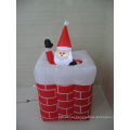 Christmas decoration Santa popping up chimney movement